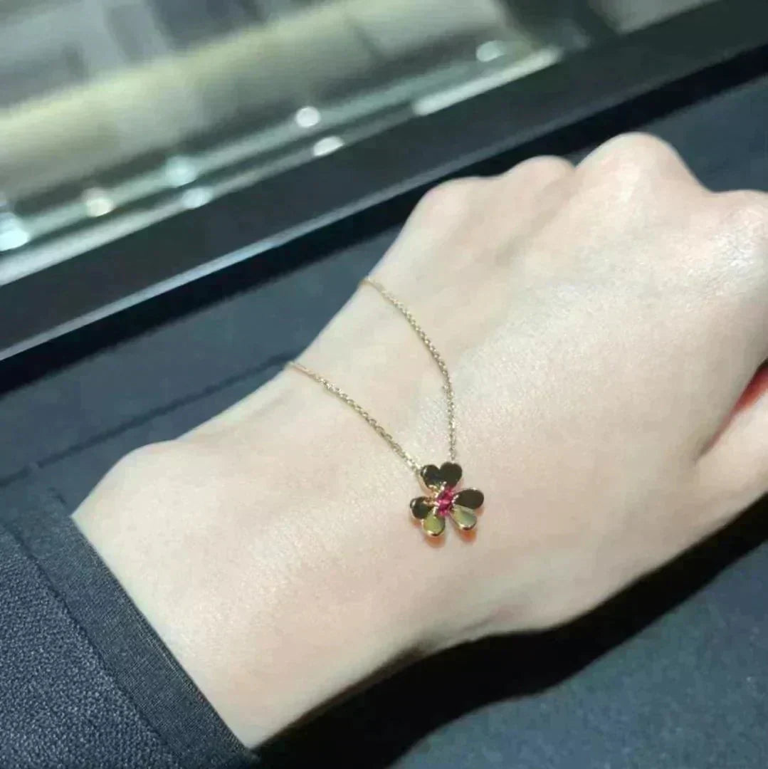 [Cadisa]FRIVOLE GOLD FLOWER NECKLACE