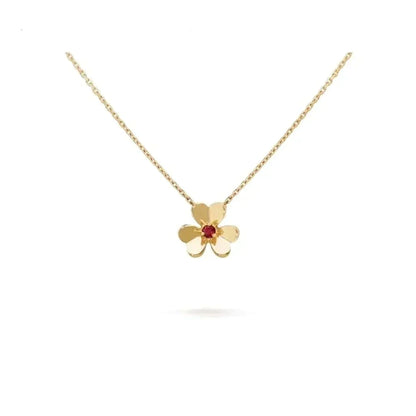 [Cadisa]FRIVOLE GOLD FLOWER NECKLACE