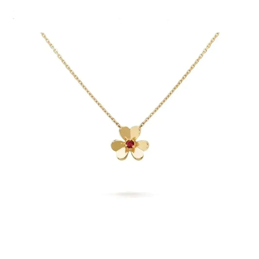 [Cadisa]FRIVOLE GOLD FLOWER NECKLACE
