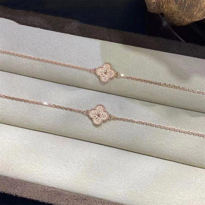 [Cadisa]CLOVER SINGLE FLOWER BRACELET