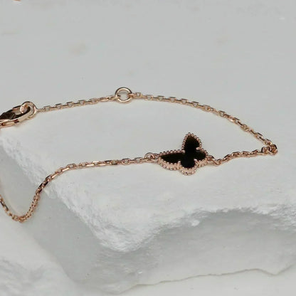 [Cadisa]BUTTERFLY ONYX  BUTTERFLY BRACELET