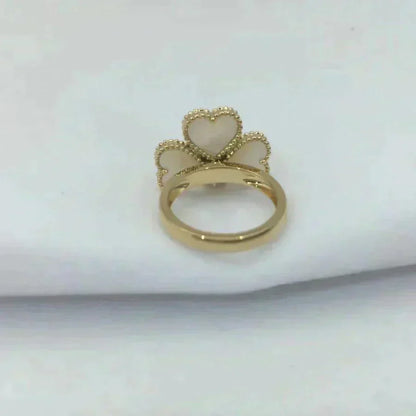 [Cadisa]SWEET CLOVER WHITE MOP RING