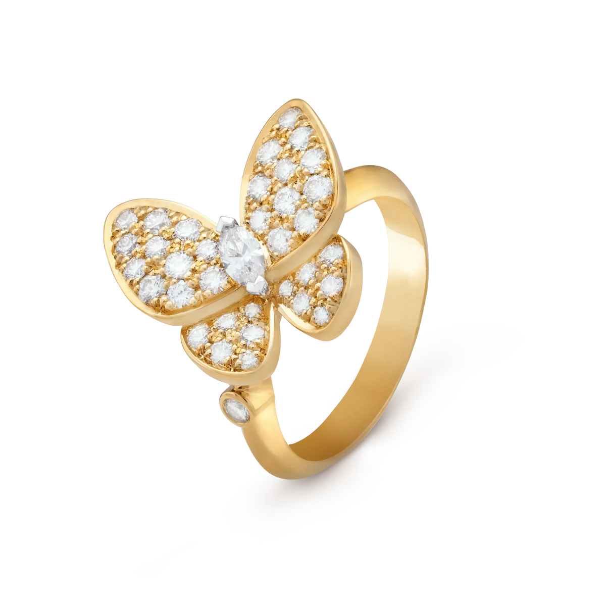 [Cadisa]BUTTERFLY DIAMOND RING
