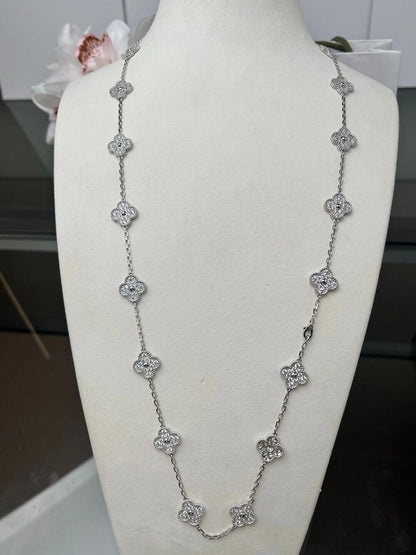 [Cadisa]CLOVER 20 MOTIFS DIAMOND SILVER
