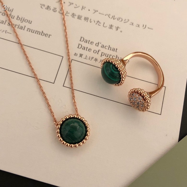[Cadisa]PERLEE COULEURS DIAMOND ROSE GOLD BETWEEN THE FINGER RING