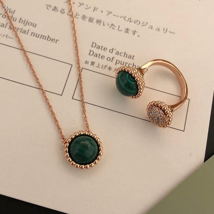 [Cadisa]PERLEE COULEURS DIAMOND ROSE GOLD BETWEEN THE FINGER RING