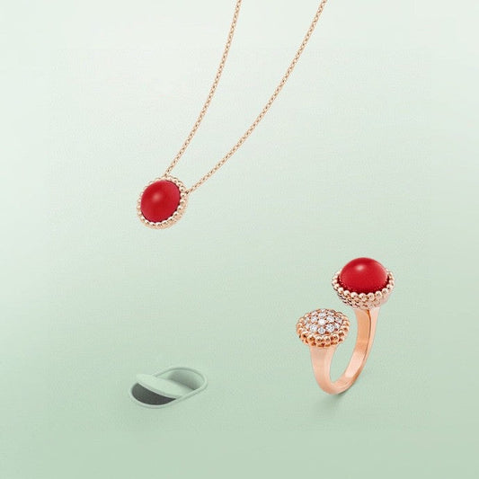 [Cadisa]PERLEE COULEURS DIAMOND ROSE GOLD BETWEEN THE FINGER RING
