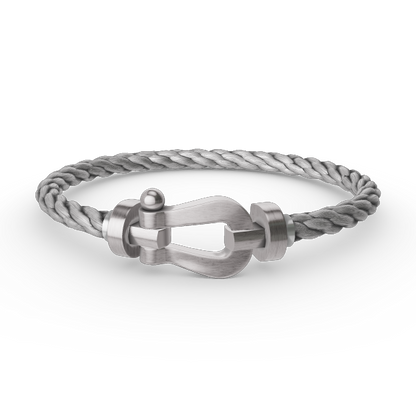 [Cadisa]FORCE LARGE HORSESHOE NO DIAMOND BRACELET SILVER
