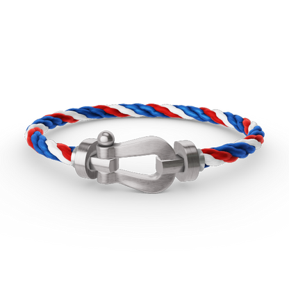 [Cadisa]FORCE LARGE HORSESHOE NO DIAMOND BRACELET SILVER