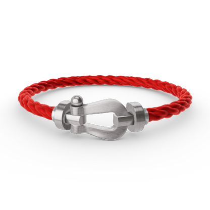 [Cadisa]FORCE LARGE HORSESHOE NO DIAMOND BRACELET SILVER
