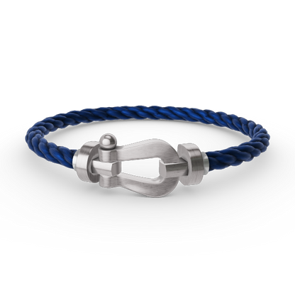 [Cadisa]Love & Force Large Horseshoe Trio Bracelet Stack Set