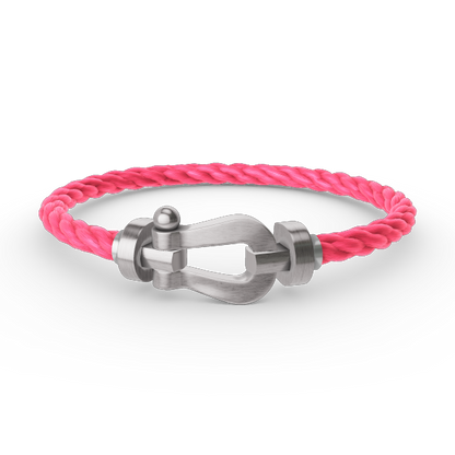 [Cadisa]FORCE LARGE HORSESHOE NO DIAMOND BRACELET SILVER