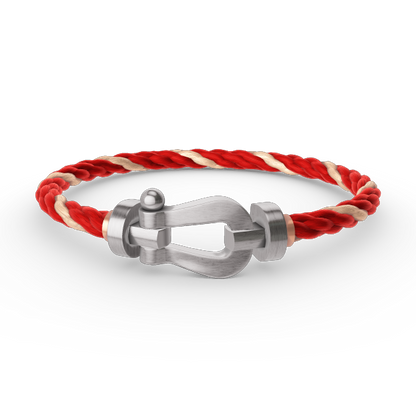 [Cadisa]FORCE LARGE HORSESHOE NO DIAMOND BRACELET SILVER