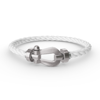 [Cadisa]FORCE LARGE HORSESHOE NO DIAMOND BRACELET SILVER